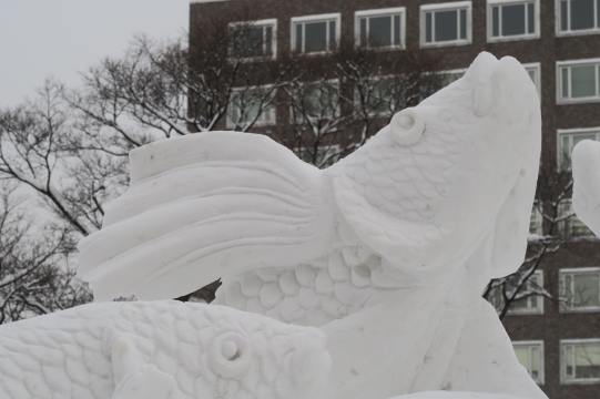 タイ人チームの作品 Photo by Hokkaido fanculb