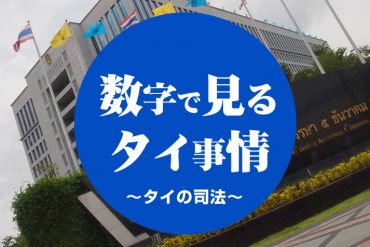 数字で見るタイ事情〜タイの司法〜