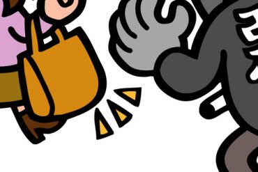 バンコクで起きたひったくり事件の瞬間映像