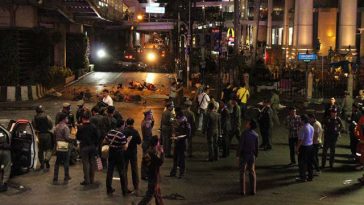 バンコク中心部で爆発事件が発生