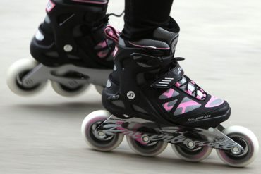 ローラーブレードで作業を効率化