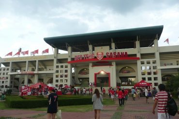 タイホンダFCとの試合が行われる72nd Anniversary Stadium