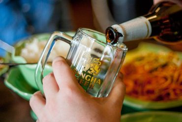 タイ料理とビール