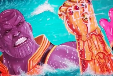 仏教絵画にマーベル