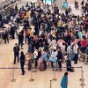 スワンナプーム空港のチェック員カウンター