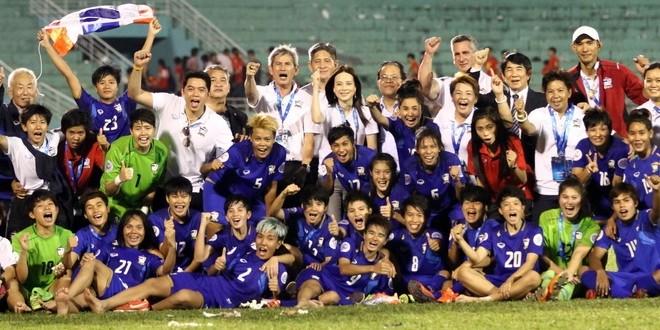 快挙！！タイがサッカー女子ワールドカップ初出場